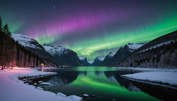 Aurores boréales en norvège : où et quand les voir ?